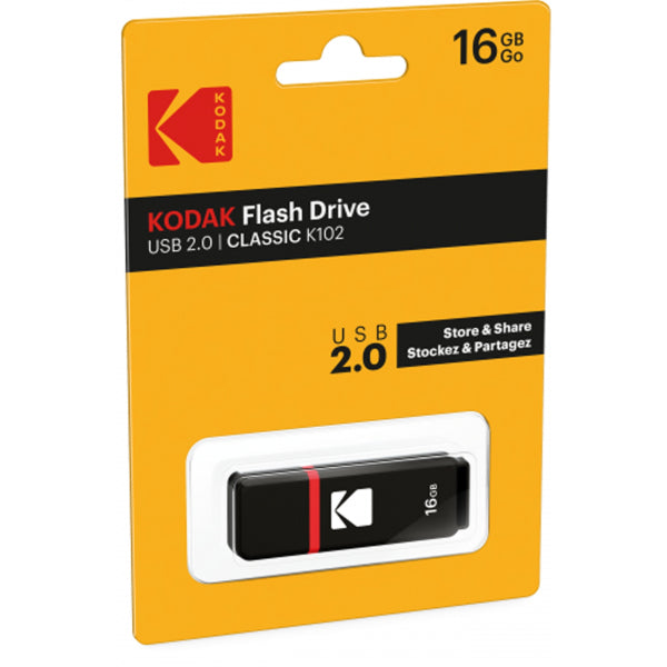 Kodak USB-A 2.0 FlashDrive K102, 16Gb EKMMD16GK102
