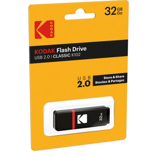Kodak USB-A 2.0 FlashDrive K102, 32Gb EKMMD32GK102
