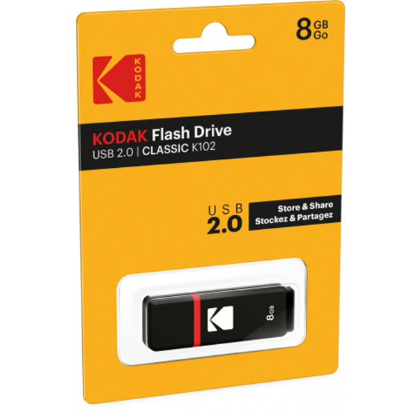 Kodak USB-A 2.0 FlashDrive K102, 8Gb EKMMD8GK102