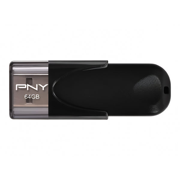 PNY USB-A 2.0 FlashDrive Attache 4, 64Gb FD64GATT4-EF