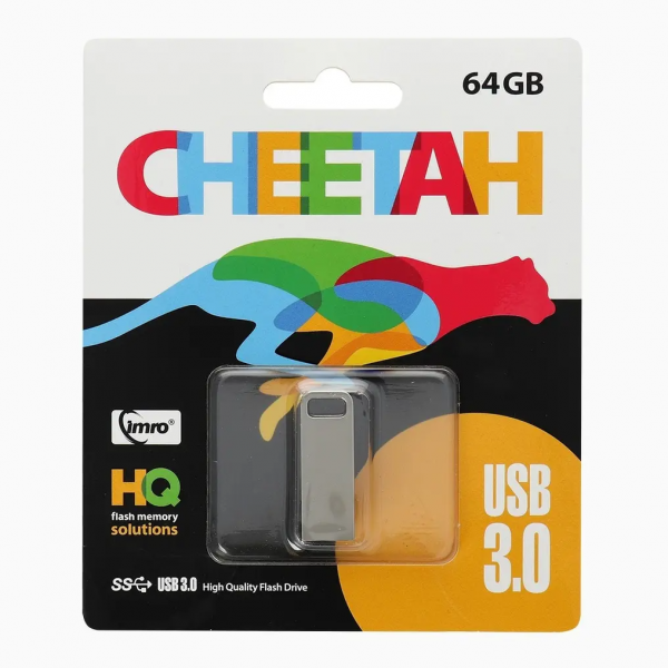 Imro USB-A 3.0 FlashDrive Cheetah, 64Gb