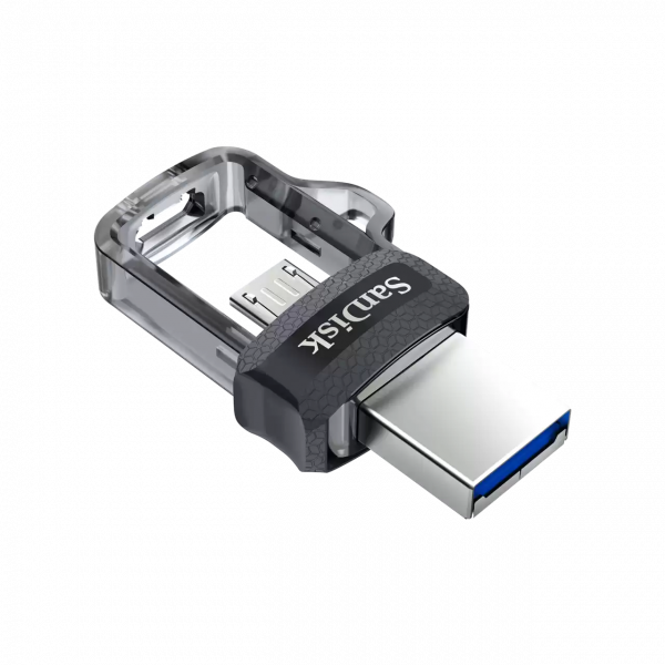 SanDisk USB-A 3.0 / microUSB FlashDrive Ultra Dual Drive, 128Gb SDDD3-128G-G46