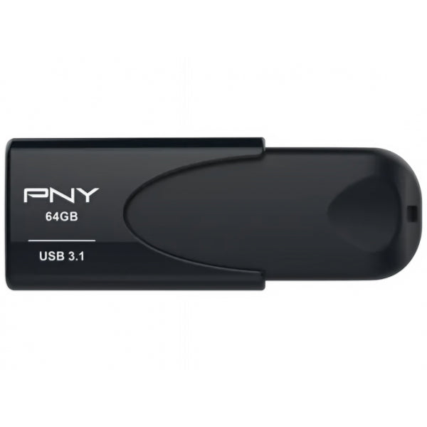 PNY USB-A 3.1 FlashDrive Attache 4, 64Gb FD64GATT431KK-EF