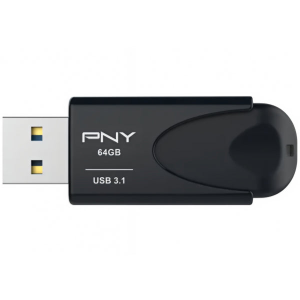 PNY USB-A 3.1 FlashDrive Attache 4, 64Gb FD64GATT431KK-EF
