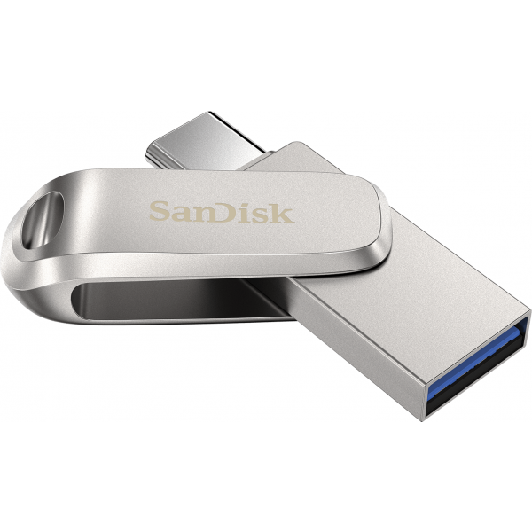 SanDisk USB-A 3.2 / USB-C FlashDrive Ultra Luxe Dual Drive, 1TB SDDDC4-1T00-G46