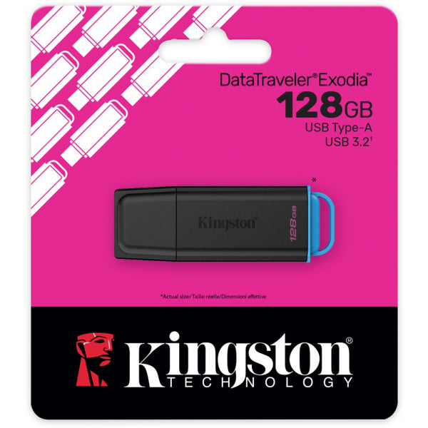 Kingston USB-A 3.2 FlashDrive DT Exodia, 128Gb DTXG2/128GB