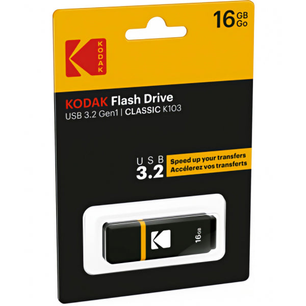 Kodak USB-A 3.2 FlashDrive K103, 16Gb EKMMD16GK103