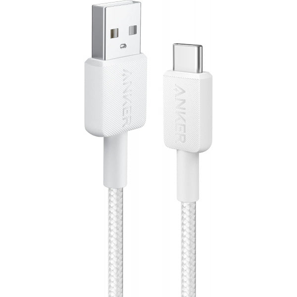 Anker USB-A to USB-C Cable 322, 18W, 2A, 0.9m, White A81H5G21
