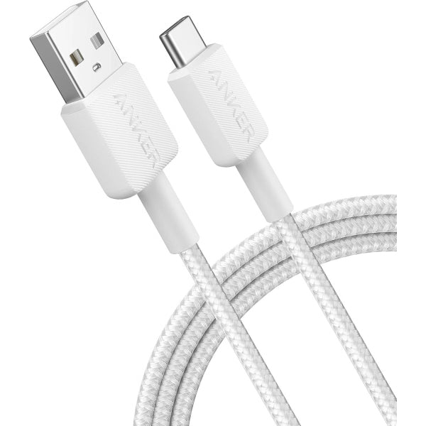 Anker USB-A to USB-C Cable 322, 18W, 2A, 0.9m, White A81H5G21