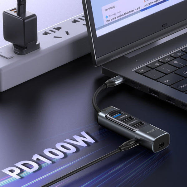 Yesido USB-C Hub HB24, 5in1, Grey