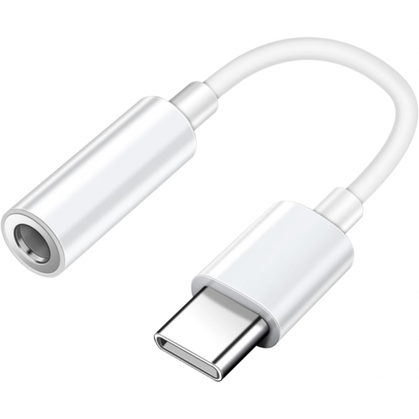 Samsung USB-C to 3.5mm Audio Adapter Mobeen by White GP-TGU023AEAWW