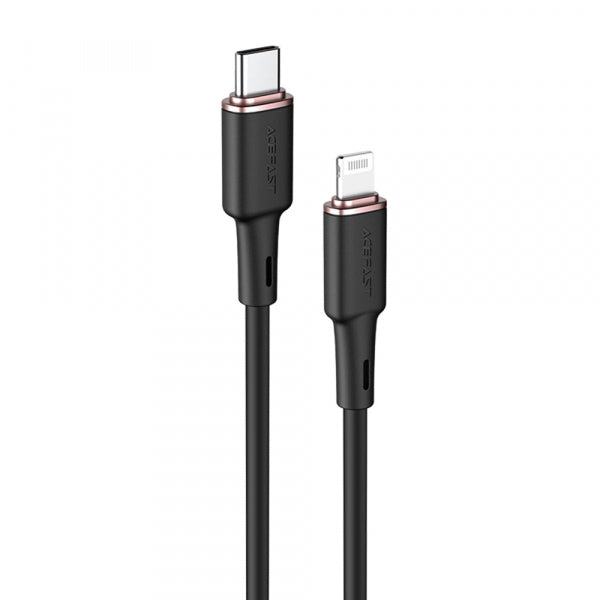 Acefast USB-C to Lightning Cable C2-01, 30W, 3A, 1.2m, Black