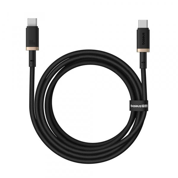 Baseus USB-C to USB-C Cable Dura Series, 100W, 5A, 2m, Gold P10377803U01-02