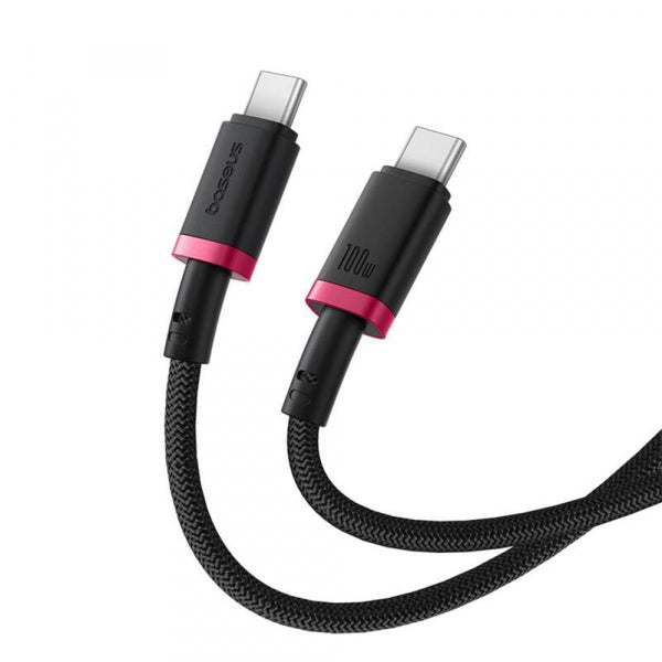 Baseus USB-C to USB-C Cable Dura Series, 100W, 5A, 2m, Red P10377803U01-03