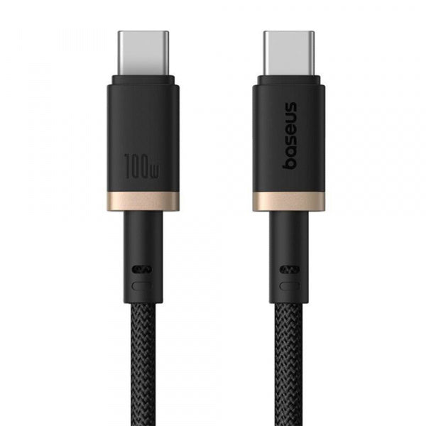 Baseus USB-C to USB-C Cable Dura Series, 100W, 5A, 2m, Gold P10377803U01-02
