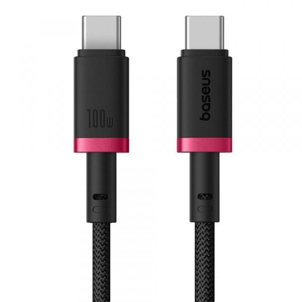 Baseus USB-C to USB-C Cable Dura Series, 100W, 5A, 2m, Red P10377803U01-03