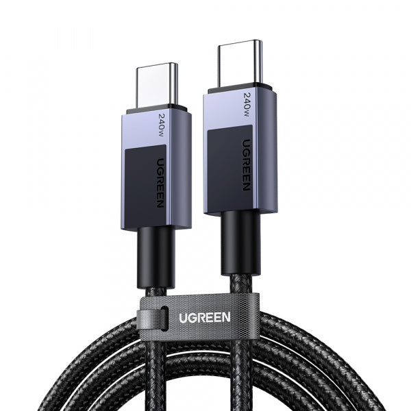 Ugreen USB-C to USB-C Cable L513, 240W, 5A, 2m, Black