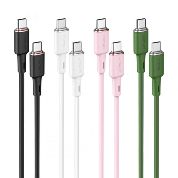 Acefast USB-C to USB-C Cable C2-03, 60W, 3A, 1.2m, Black