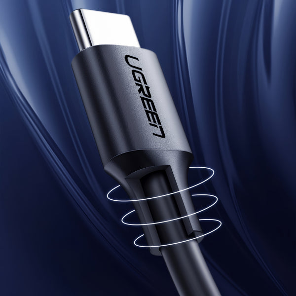 Ugreen USB-C to USB-C Cable US286, 60W, 3A, 3m, Black