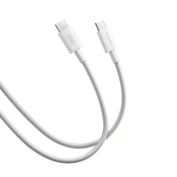 Xiaomi USB-C to USB-C Cable 120W, 6A, 1m, White BHR087KGL