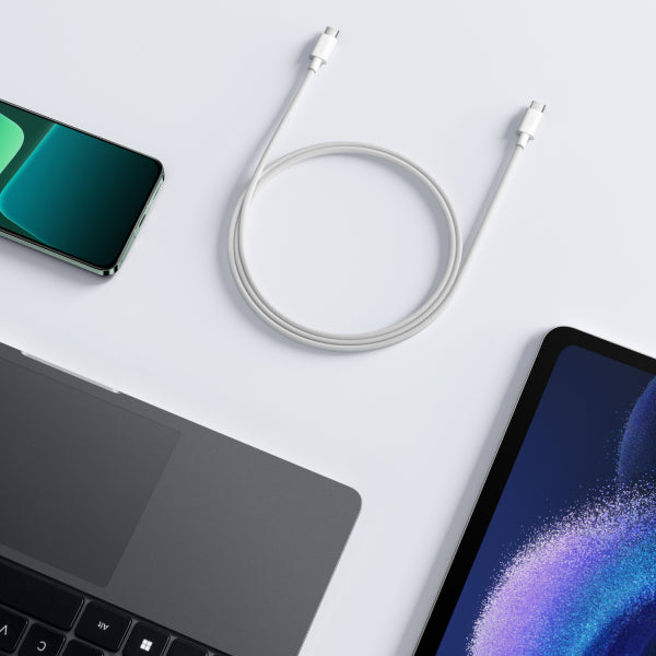 Xiaomi USB-C to USB-C Cable 60W, 3A, 1m, White BHR0878GL