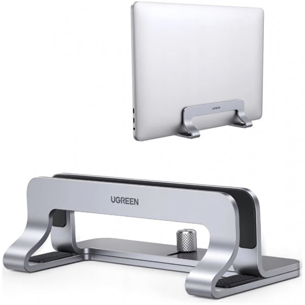 Ugreen Vertical Stand LP258 (29277), for Laptop with thickness 12mm - 26mm, Silver