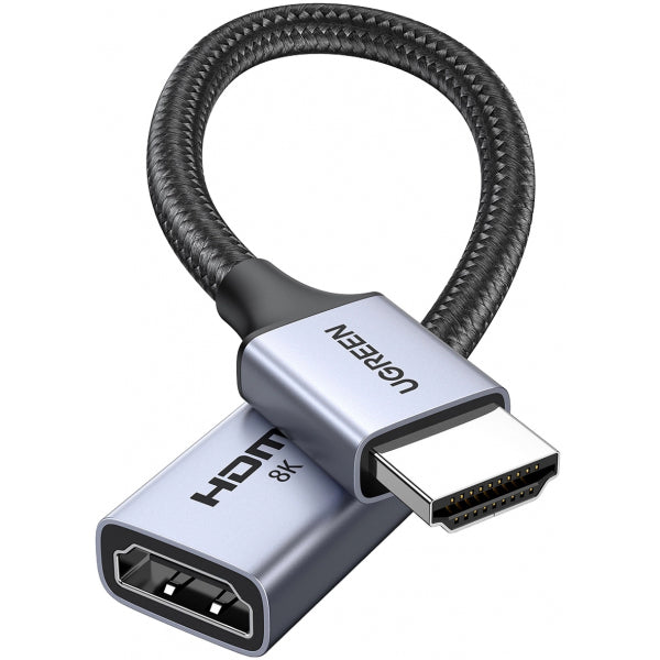 Ugreen Video Adapter HD165, HDMI to HDMI, 8K, Grey