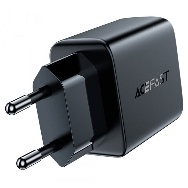 Acefast Wall Charger A33, 18W, 3A, 2 x USB-A, Black