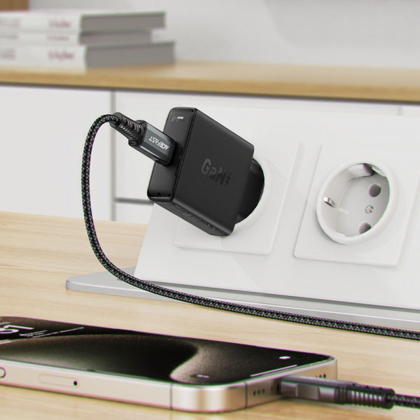 Acefast Wall Charger A65, 20W, 3A, 1 x USB-C, Black