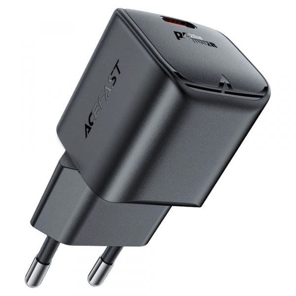 Acefast Wall Charger A73 Mini, 20W, 3A, 1 x USB-C, Black
