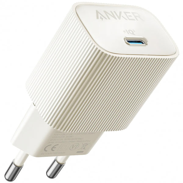 Anker Wall Charger 511 Nano 4, 30W, 3A, 1 x USB-C, White A2337G21