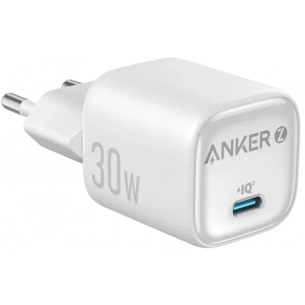 Anker Wall Charger Zolo, 30W, 3A, 1 x USB-C, White A2698G21