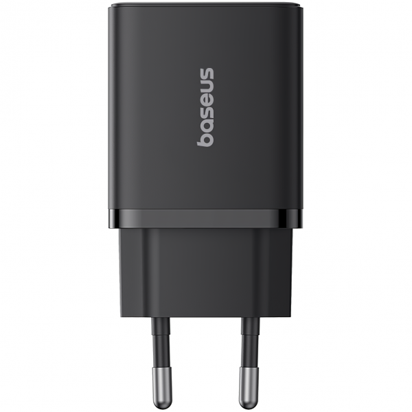 Baseus Wall Charger Cube, 20W, 3A, 1 x USB-A - 1 x USB-C, Black P10111403113-00