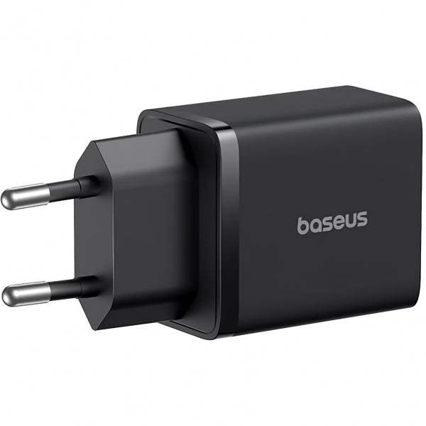 Baseus Wall Charger Cube, 30W, 2.4A, 1 x USB-A - 1 x USB-C, Black P10111404113-00