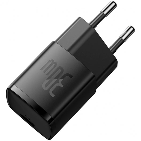 Baseus Wall Charger Cube Pro, 30W, 3A, 1 x USB-C, Black CCXF000301