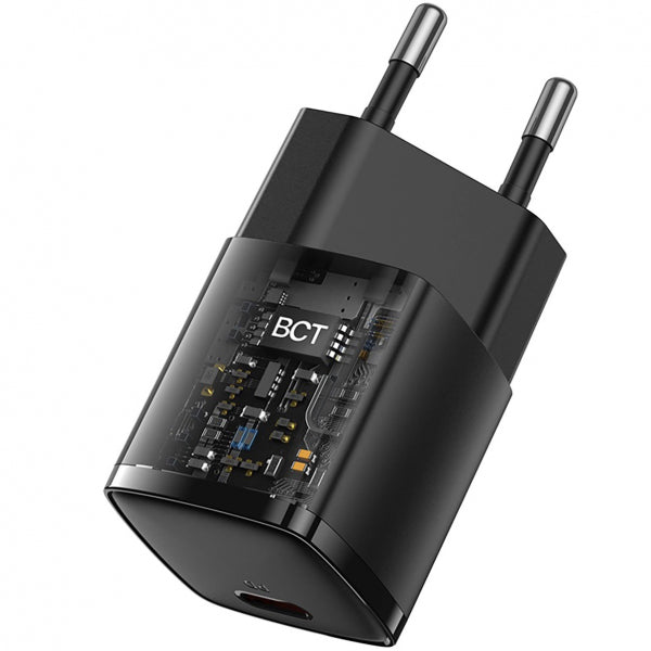 Baseus Wall Charger Cube Pro, 30W, 3A, 1 x USB-C, Black CCXF000301