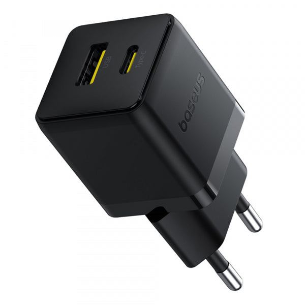 Baseus Wall Charger Palm, 30W, 3A, 1 x USB-A - 1 x USB-C, Black P1011160A113-00