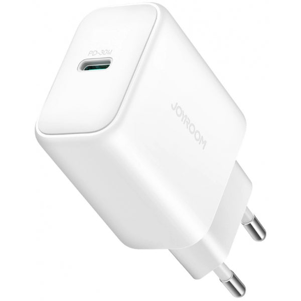 Joyroom Wall Charger JR-TCF24, 30W, 3A, 1 x USB-C, White