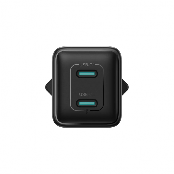 Joyroom Wall Charger JR-TCG17, 45W, 3A, 2 x USB-C, Black