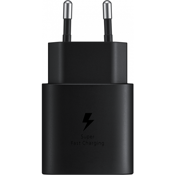 Samsung Wall Charger EP-TA800B + DA705BBE, 25W, 3A, 1 x USB-C, with USB-C Cable, Black GP-PTU021SOABQ