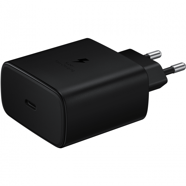 Samsung Wall Charger EP-TA845 + DA705BBE, 45W, 4.05A, 1 x USB-C, with USB-C Cable, Black GP-PTU022DYGBQ