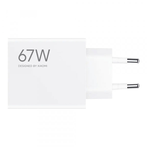 Xiaomi Wall Charger 67W, 6.2A, 1 x USB-A, White BHR07SKEU