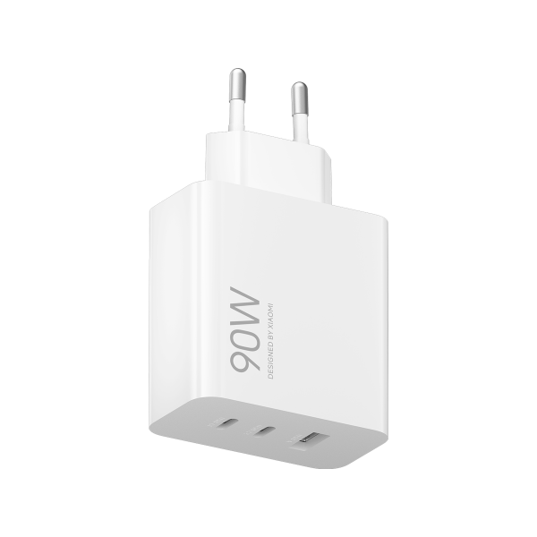 Xiaomi Wall Charger 90W, 6.1A, 1 x USB-A - 2 x USB-C, White BHR087MEU