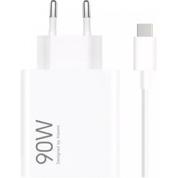 Xiaomi Wall Charger 90W, 6.1A, 1 x USB-A, with USB-C Cable, White BHR07ZBEU