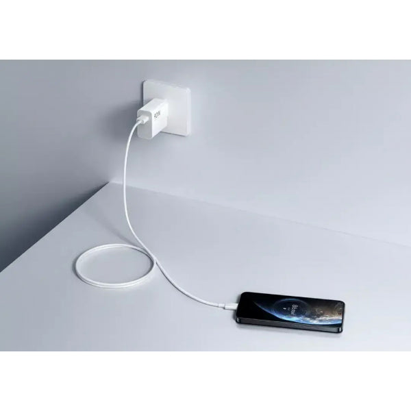 Xiaomi Wall Charger 90W, 6.1A, 1 x USB-A, with USB-C Cable, White BHR07ZBEU