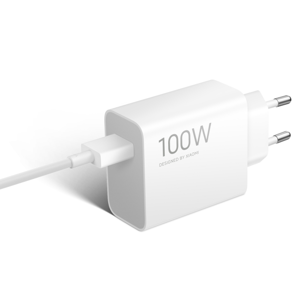 Xiaomi Wall Charger MY-19-ER, 100W, 6.1A, 1 x USB-A, with USB-C Cable, White BHR095VEU