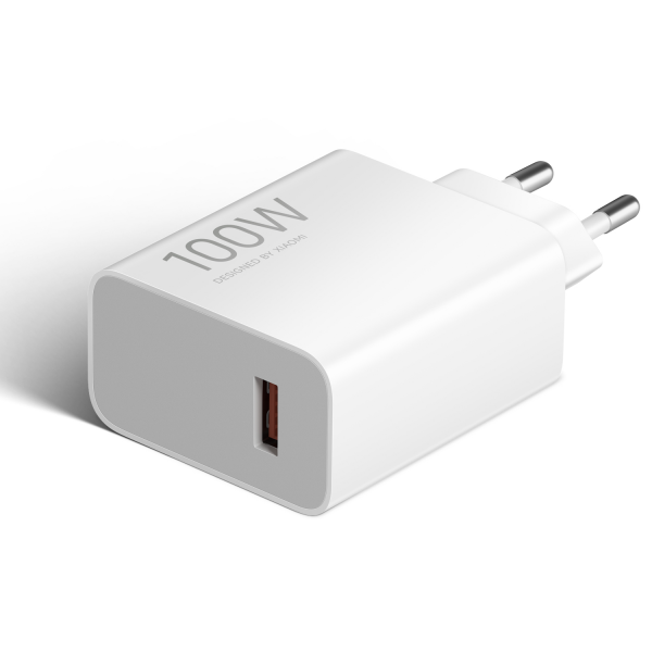 Xiaomi Wall Charger MY-19-ER, 100W, 6.1A, 1 x USB-A, with USB-C Cable, White BHR095VEU