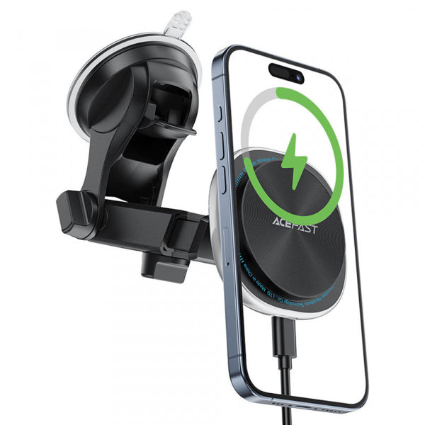 Acefast Wireless Car Charger D42, 15W, 1.67A, Silver