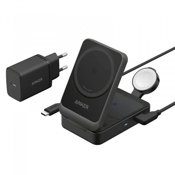 Anker Wireless Charger MagGo 3in1, 15W, 1.67A, Black B2557311