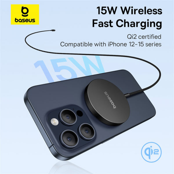 Baseus Wireless Charger Simple Mini4 Air, 15W, 1.67A, Black P10278200111-00